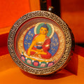 Shakyamuni Buddha Tsatsa Thangka Pendant