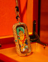 Yellow Dzambala Thangka Pendant/ Locket/ Necklace/ Portable/ GauBOX/ Buddha amulet/ Carry-on/ Travel friendly
