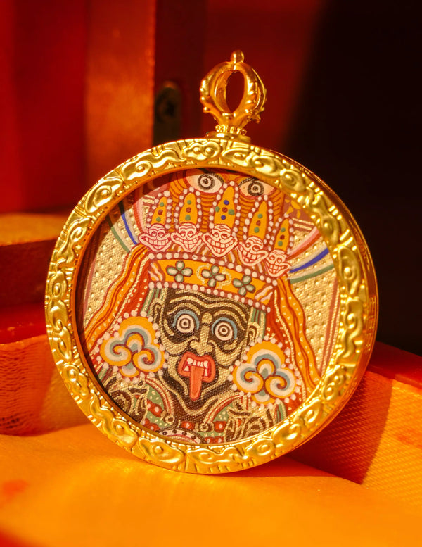 Zakiram Thangka Pendant/ Locket/ Necklace/ Portable/ Gau BOX/ Carry-on/ Travel Friendly