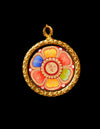 Om Mantra Mandala Thangka Pendant/ Locket/ Necklace/ Portable/ GauBOX/ Buddha amulet/ Carry-on/ Travel friendly TXS030001