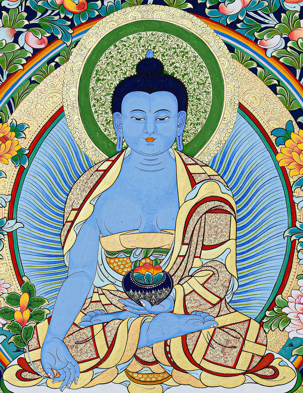 Medicine Buddha Thangka Art