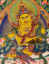 Yellow Dzambala Thangka Art