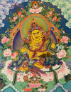 Yellow Dzambala Thangka Art