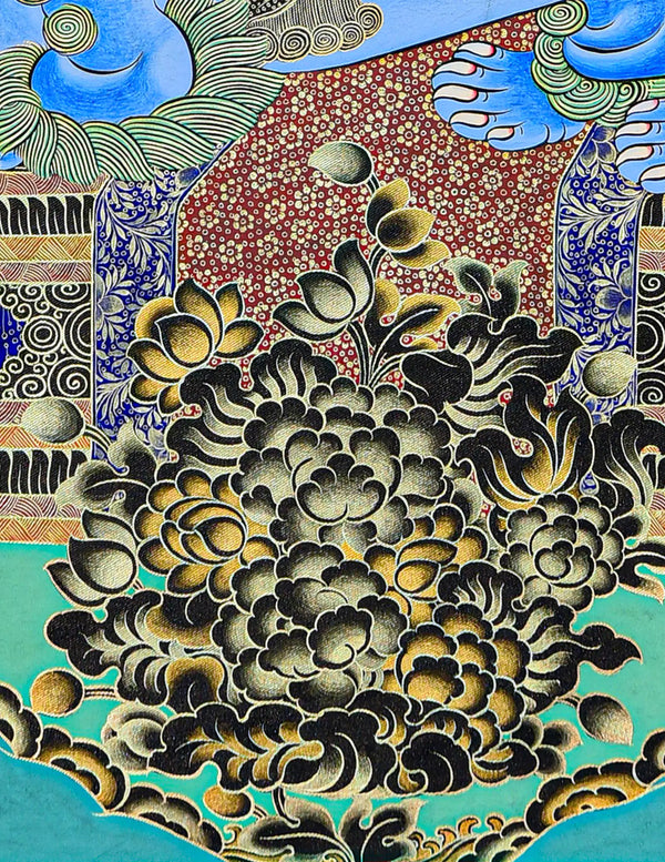 Manjushri Bodhisattva Thangka