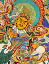 Jambhala & Five Directions Dzambala Thangka Art