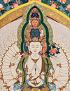 Thousand-Armed Thousand-Eyed Chenrezig Buddha Thangka - Tibetan Buddhist Art