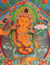 Traditional Tibetan thangka - Manjushri Bodhisattva 