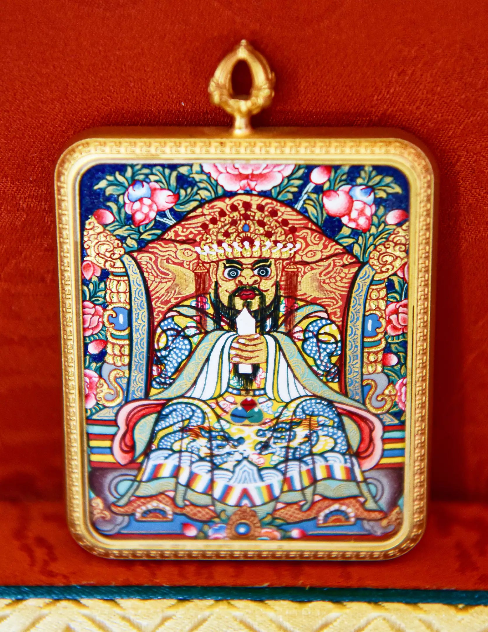 Wu Ye Thangka Pendant/ Locket/ Necklace/ Portable/ GauBOX/ Buddha amulet/ Carry-on/ Travel friendly