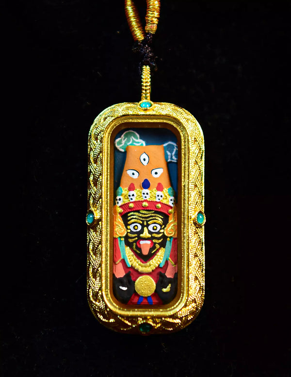 Zakiram TsaTsa Thangka/ Pendant/ Locket/ Necklace/ Portable/ GauBOX/ Buddha amulet/ Carry-on/ Travel friendly