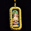 Mahasthamaprapta Buddha TsaTsa Thangka Pendant