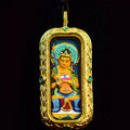 Manjushri Buddha TsaTsa Thangka Pendant