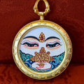 Mahavairocana Buddha Eye Thangka Pendant Classic Round